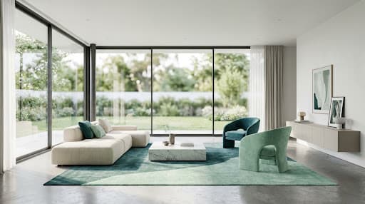 Plateau du petit-déjeuner posé sur un lit fait avec soin